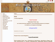 Tablet Screenshot of fejer.archivportal.hu