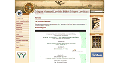 Desktop Screenshot of bekes.archivportal.hu